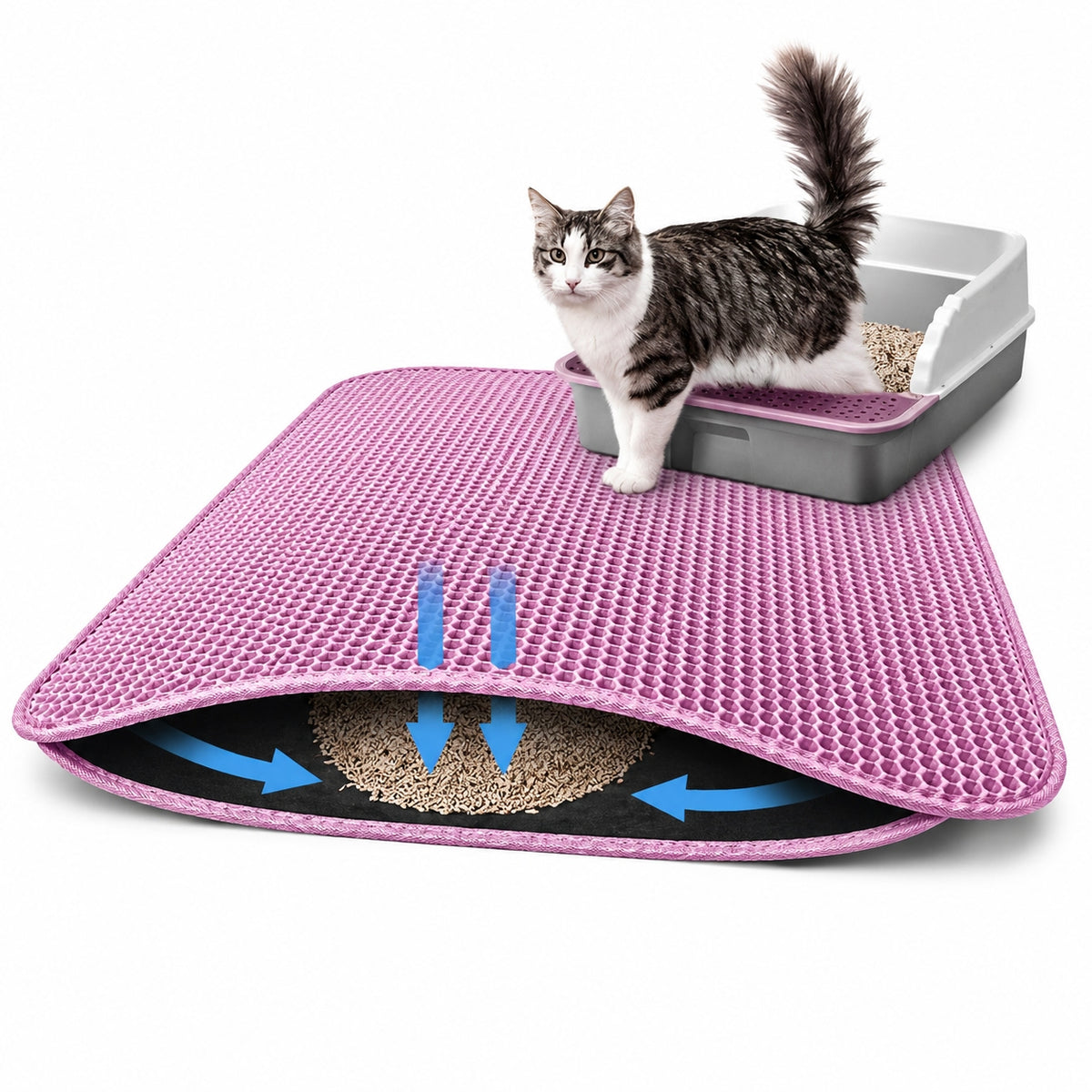 Tapis de litiere pour Chat