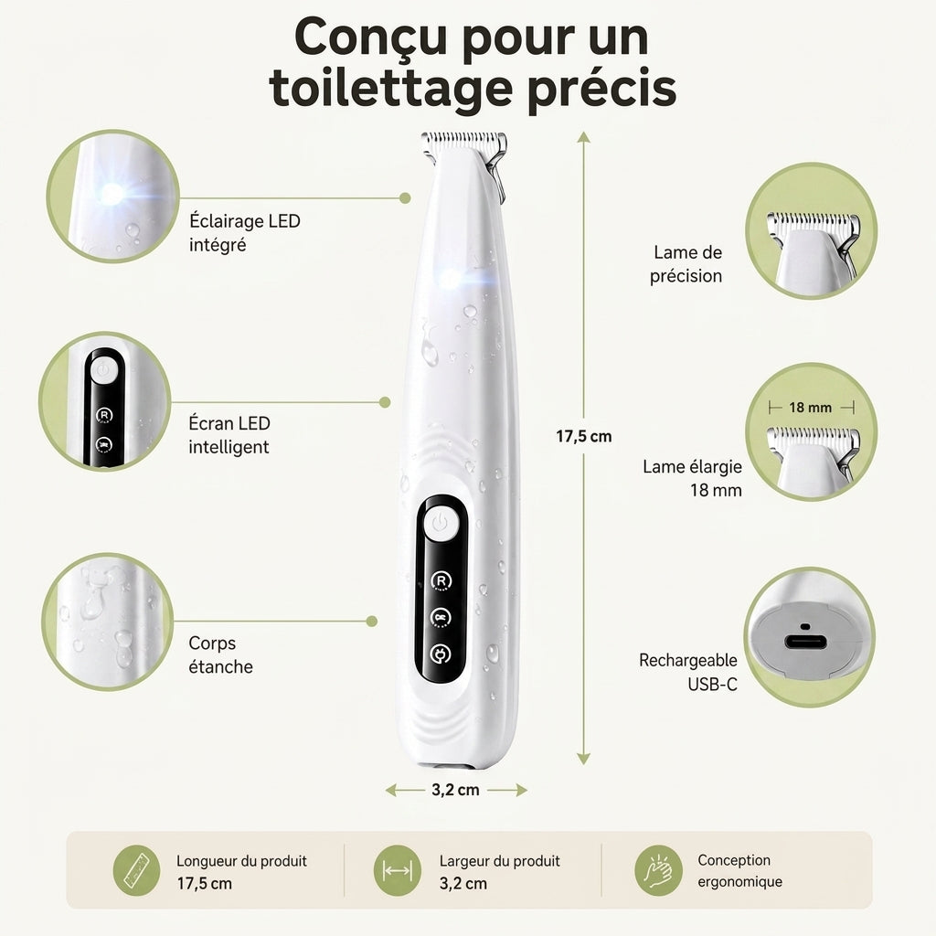 Tondeuse pattes pour Chien