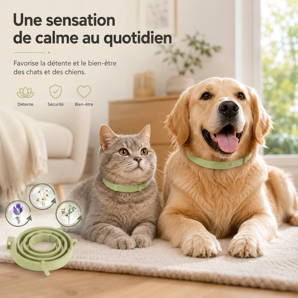 Collier apaisant pour Chat et Chien
