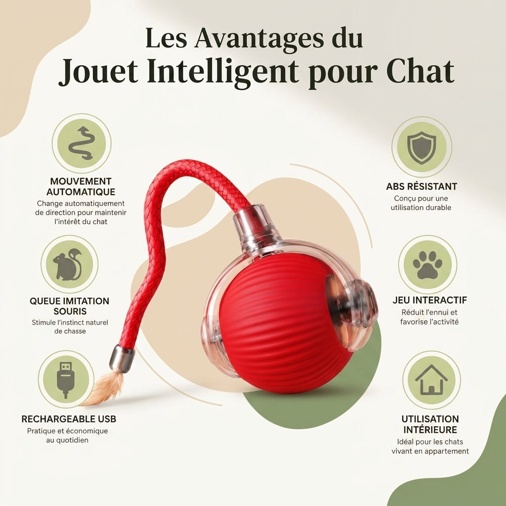 Jouet interactif pour Chat