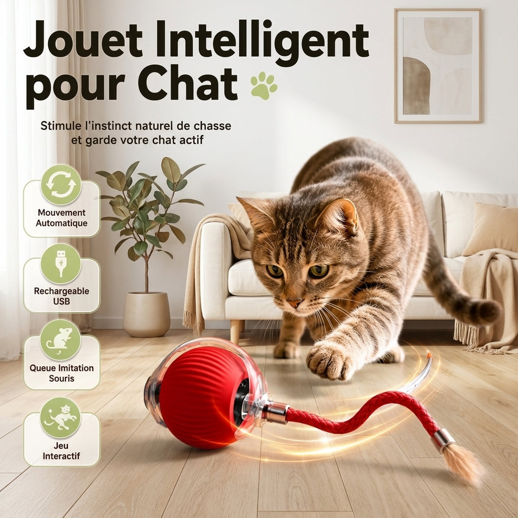 Jouet interactif pour Chat