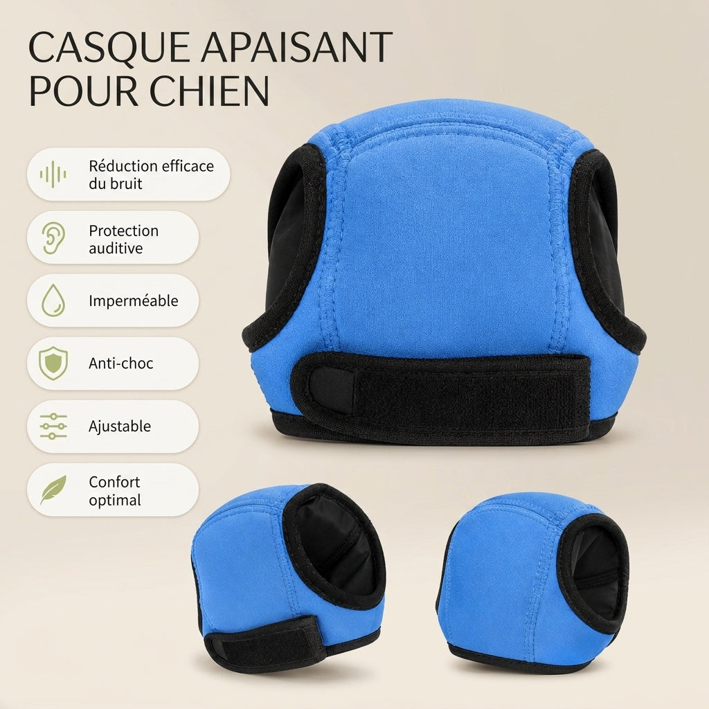 Cagoule anti-bruit pour Chien