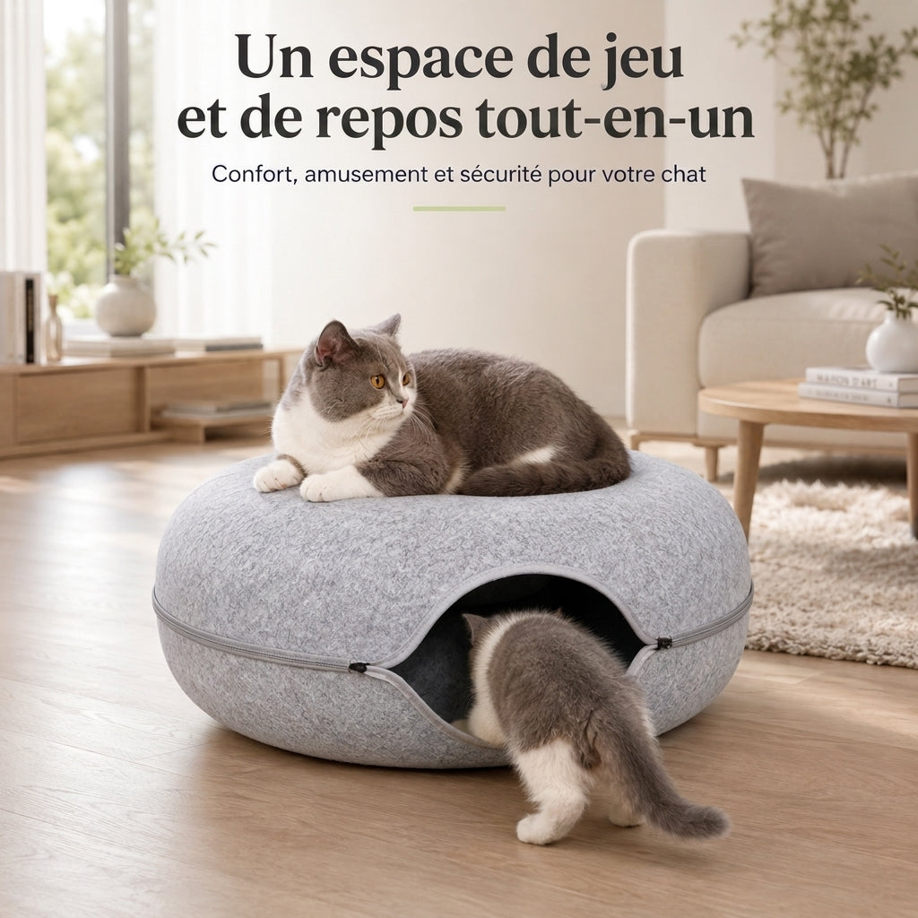 Maison donut pour Chat