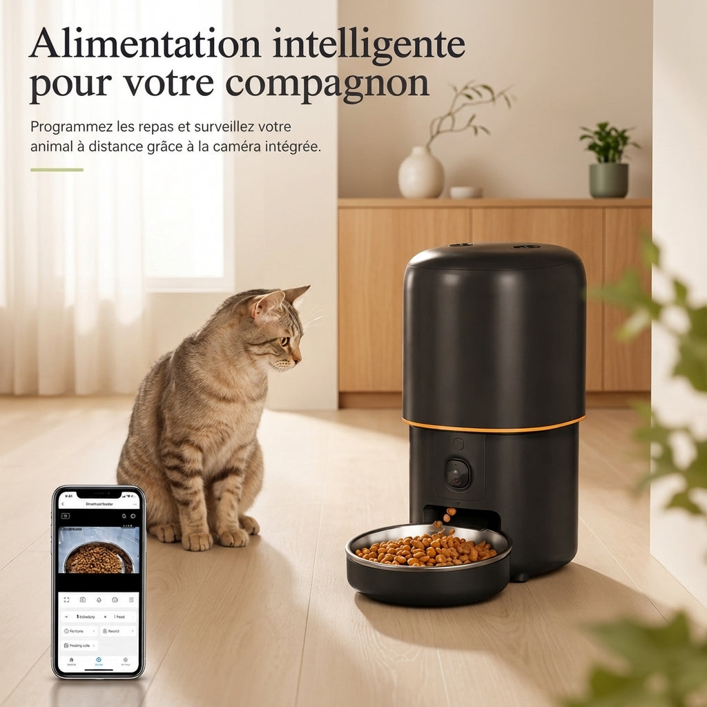 Distributeur de croquette automatique pour Chat