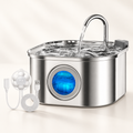 Fontaine à eau en inox pour chat et chien