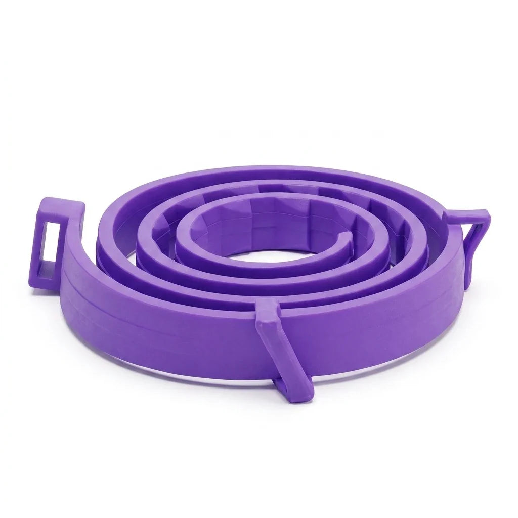 Collier apaisant chat et chien violet vue produit