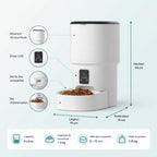 Distributeur de croquettes automatique connecté Wi-Fi