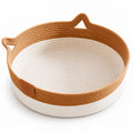 Panier en corde tressée oreilles de chat