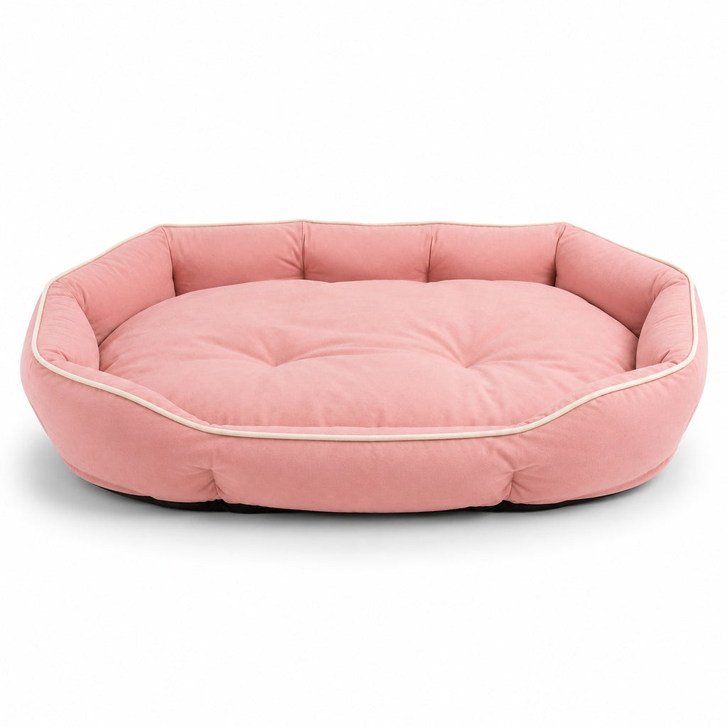 Panier confort rose pour chat et chien