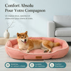 Panier confort rose pour chat et chien