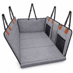 Protection de siège auto à fenêtres pour chien - gris