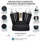 Protection de siège auto pour chien - noir