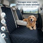 Protection de siège auto pour chien - noir