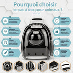 Sac à dos capsule de transport pour chat