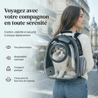 Sac à dos capsule de transport pour chat