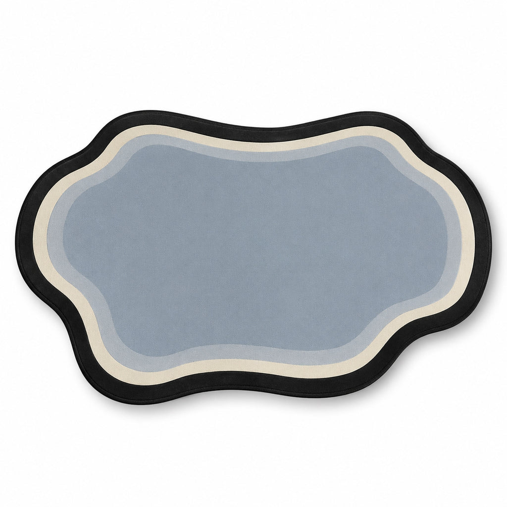 Tapis décoratif forme vague pour chat et chien