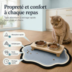 Tapis décoratif forme vague pour chat et chien