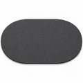 Tapis ovale antidérapant pour chat et chien