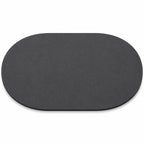 Tapis ovale antidérapant pour chat et chien