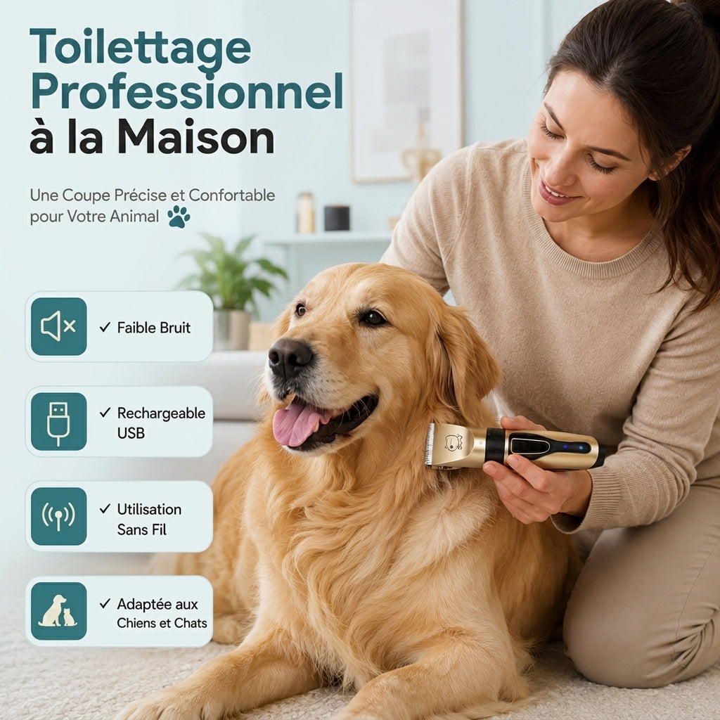 Tondeuse professionnelle pour chien et chat
